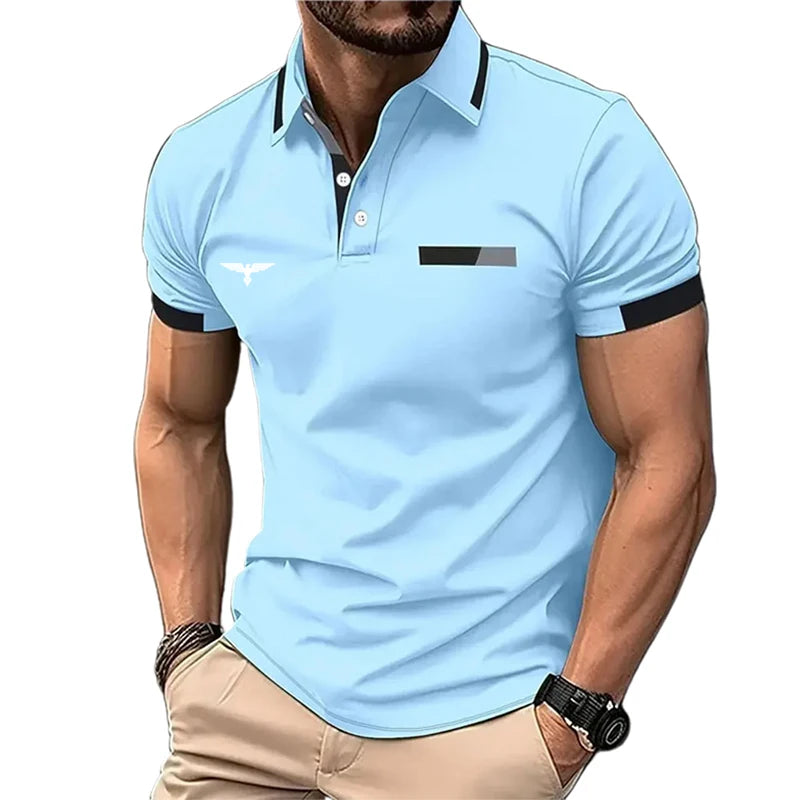 👕🌞 Men’s Summer Polo Tee | Casual Style 😎