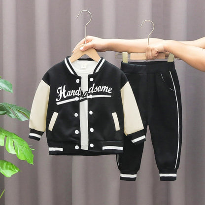 Glomexia Boys Cotton Letter Outfit Set – Autumn Wear