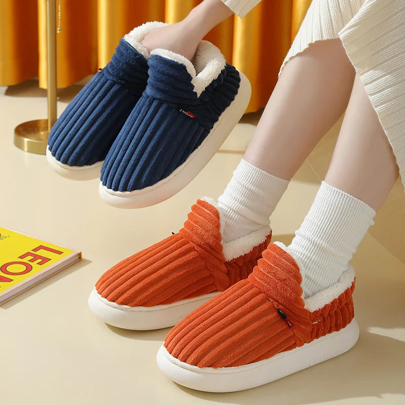 Glomexia Women Fur Plush Slippers ❄️ | Cozy Winter Slides