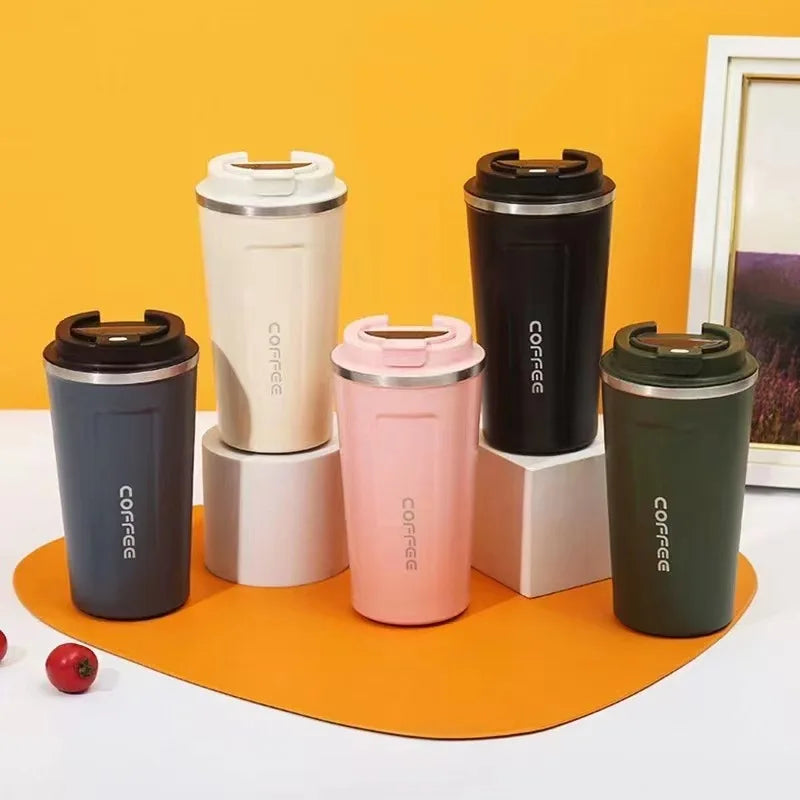🌍 Glomexia Travel Thermal Mug – 380/510ML Stainless Steel Vacuum Cup ☕