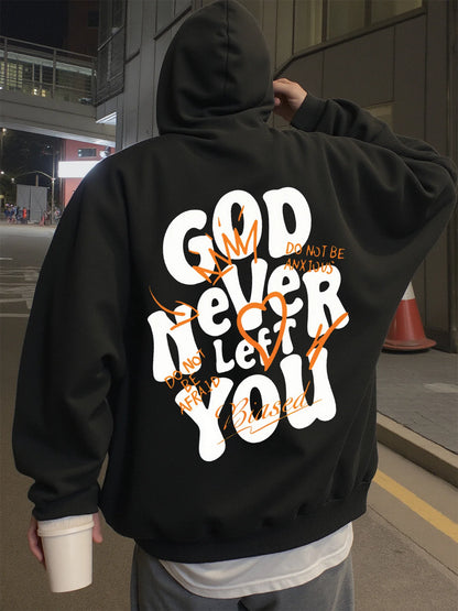 Men’s Casual Cotton Hoodie | Printed Hooded Pullover Sweatshirt 🔥👕