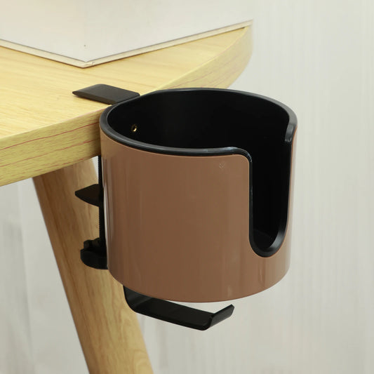 ☕ Desk Cup Holder Clamp – Adjustable Table Coffee & Bottle Organizer 🔧