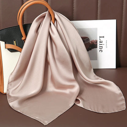 🧣 Glomexia 70x70 Fashion Square Scarf – Elegant Travel Hair Wrap ✨