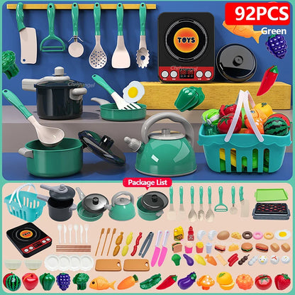 🧸 Glomexia Kids Kitchen Play Set (59–92 PCS)