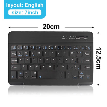 Glomexia Wireless Bluetooth Mini Keyboard – Rechargeable Multi-Device Keyboard