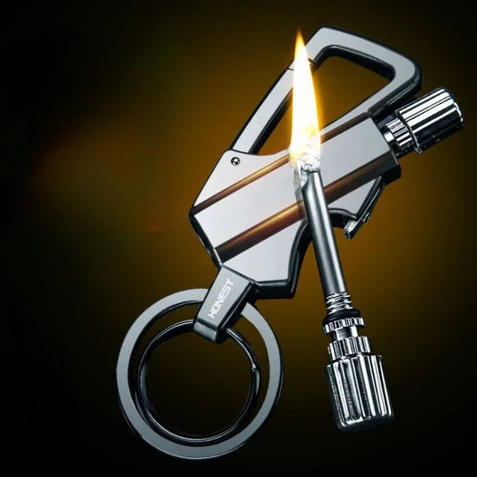 Outdoor Portable Match Keychain Kerosene Lighter