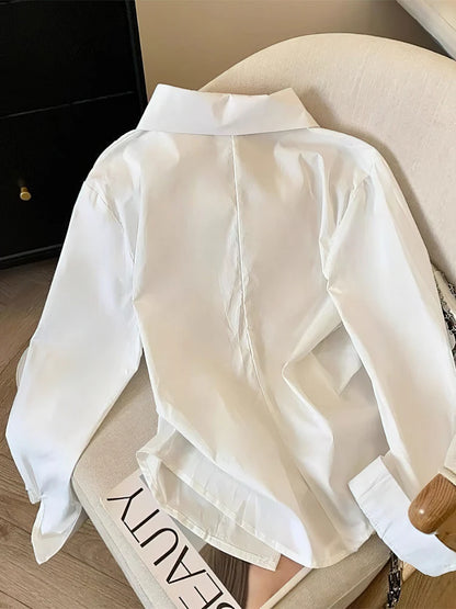 👚 Glomexia   Irregular Polo Tunic ✨