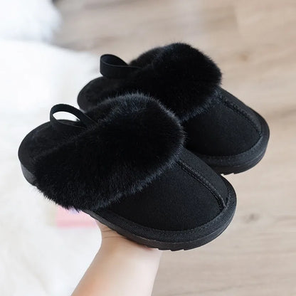 Girls Winter Indoor Slippers ❄️🥿 | Warm Anti-Slip Comfort
