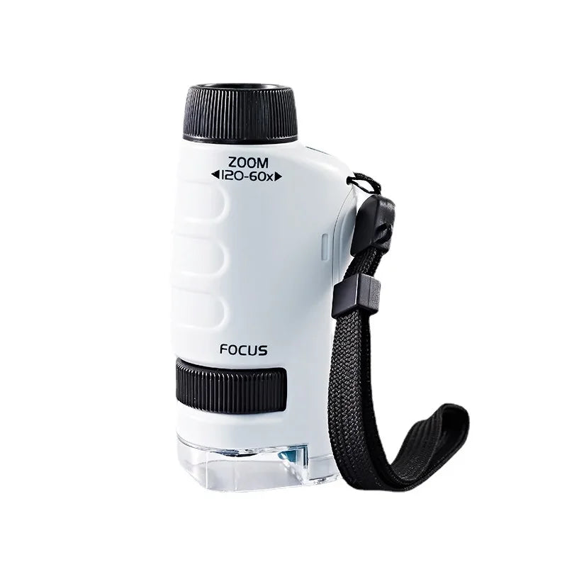Glomexia Pocket Microscope for Kids (60–120X) 🔬