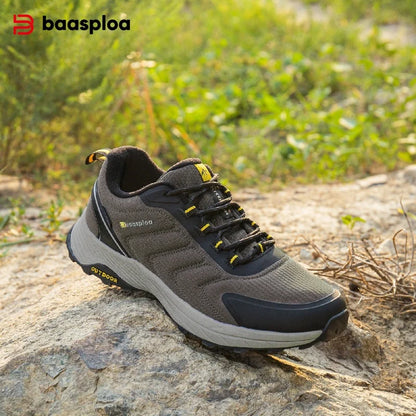 Men Waterproof Hiking Shoes – Outdoor Ankle Boots