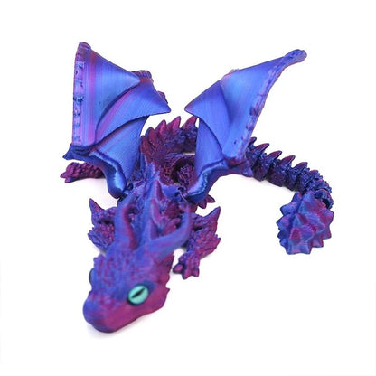 3D Printed Articulated Magic Dragon – Movable Joint Fidget Toy