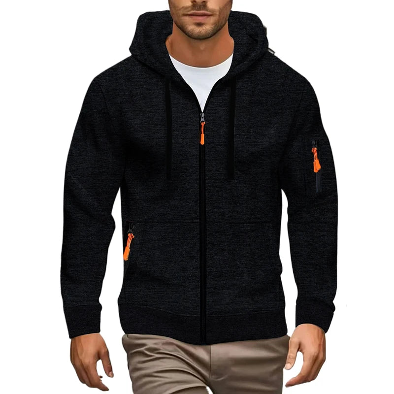 🧥 Zip-Up Casual Hoodie