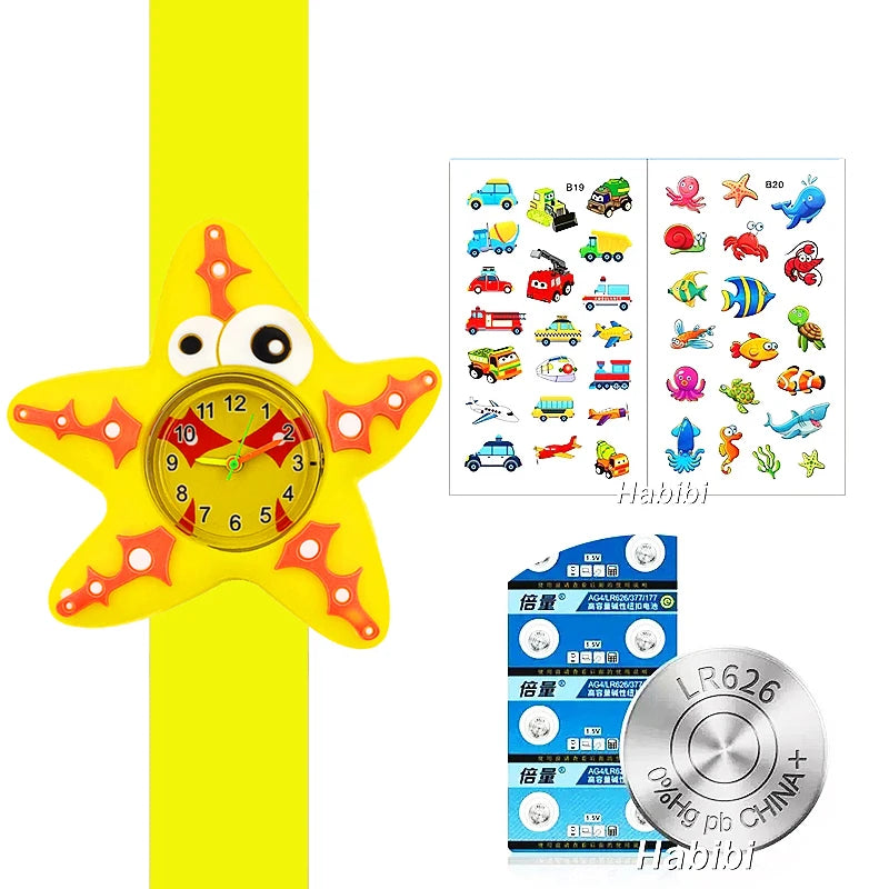🌍 Glomexia – Kids Silicone Quartz Watch ⌚🧒