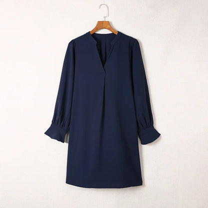 💃 Elegant V-Neck Mini Dress for Women