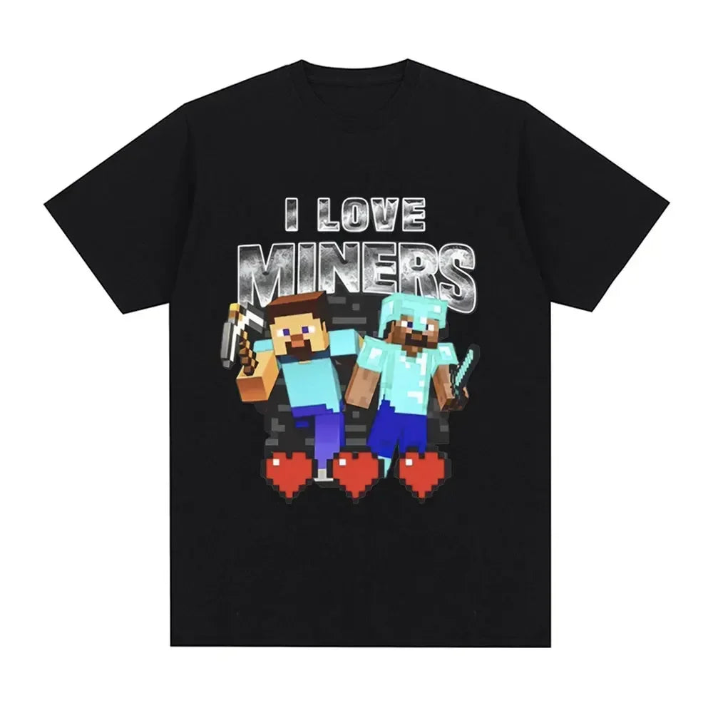 🖤 Glomexia Love Miners Meme T-Shirt 🎮