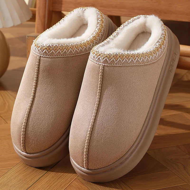 Fluffy Platform Winter Slippers ❄️✨