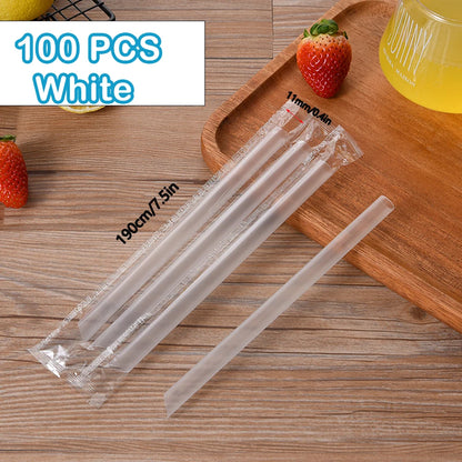 Jumbo Smoothie Straws 🥤 | Bubble Tea & Milkshake Straws