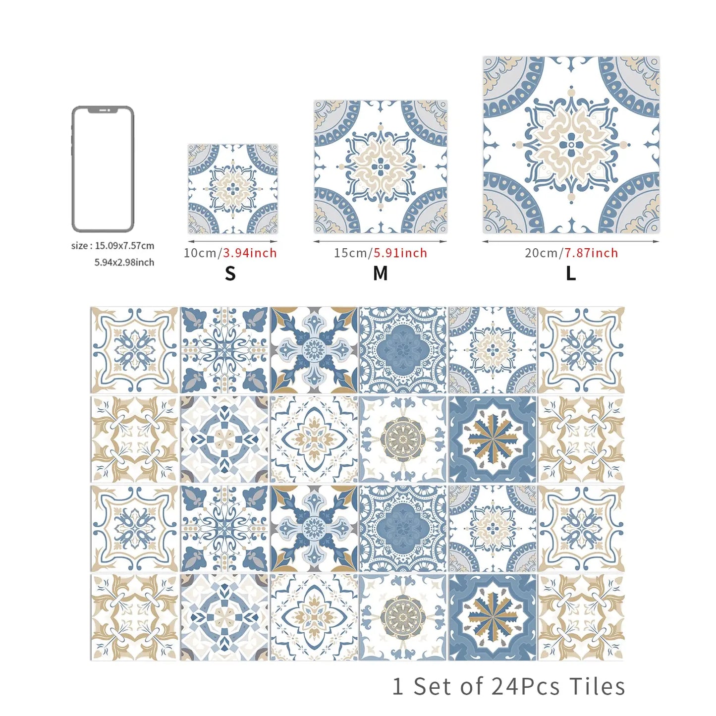 Self-Adhesive Tile Wall Stickers 🧱 | Waterproof Home Decor –