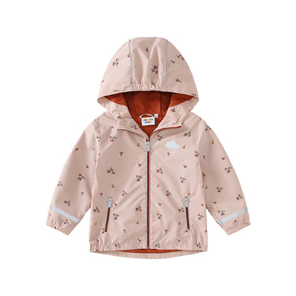 Kids Waterproof Raincoat Overalls Set