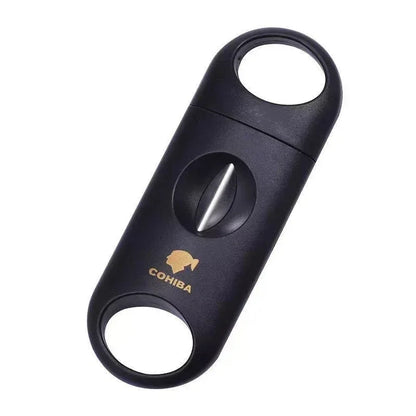 Premium Windproof Cigar Lighter with Triple Punch
