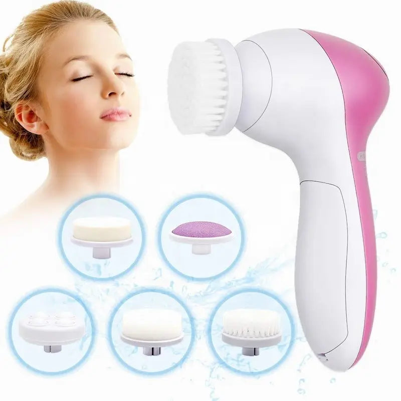 Glomexia 5-in-1 Facial Cleansing Brush ✨
