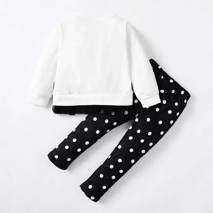 Premium Cartoon Girls Summer Clothing Set | Kids Fashion | GLOMEXIA