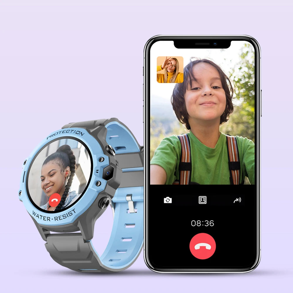 Glomexia Kids Smartwatch – GPS Tracker, Video Call & SOS