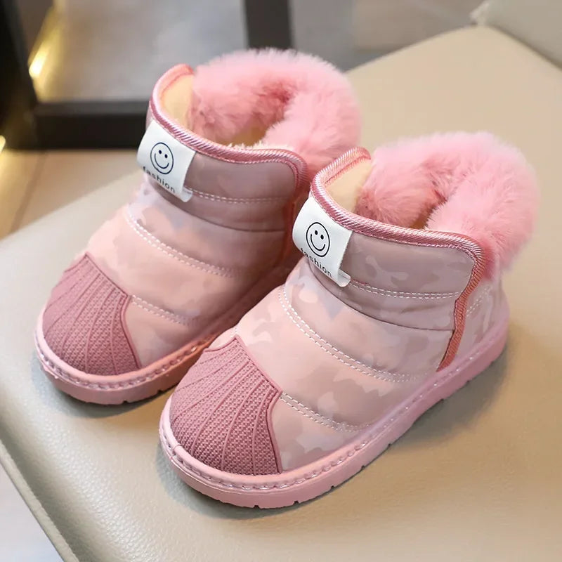 Girls PU Leather Fashion Boots 👢✨