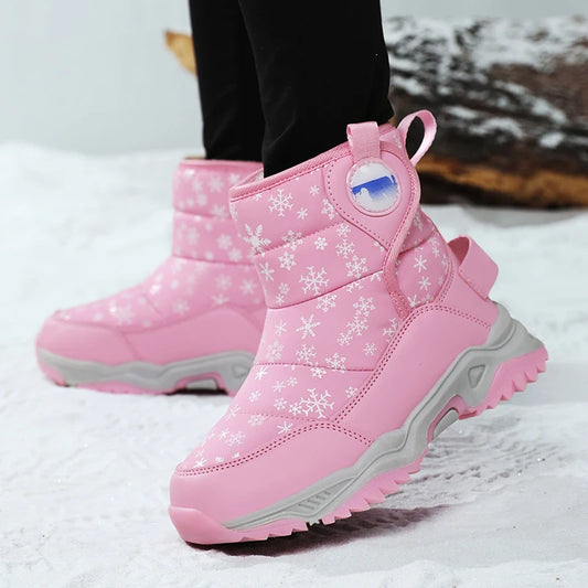 ❄️ Girls Knee-High Winter Snow Boots