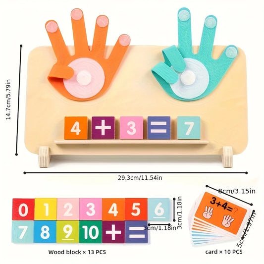Wooden Arithmetic Learning Board for Kids (3+ Years)