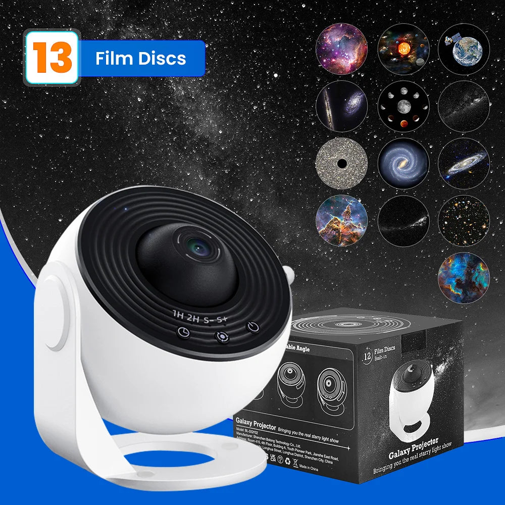 HD Starry Sky Galaxy Projection Lamp