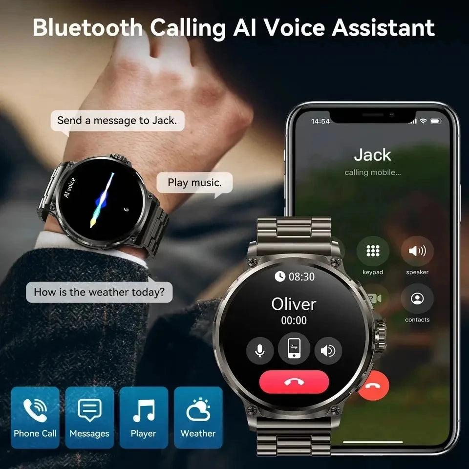 ⌚ HD Bluetooth Smart Watch 1.85" 📱
