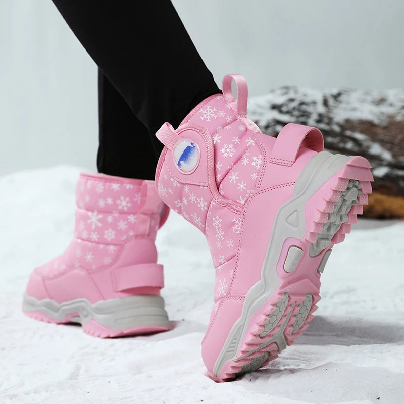 ❄️ Girls Knee-High Winter Snow Boots
