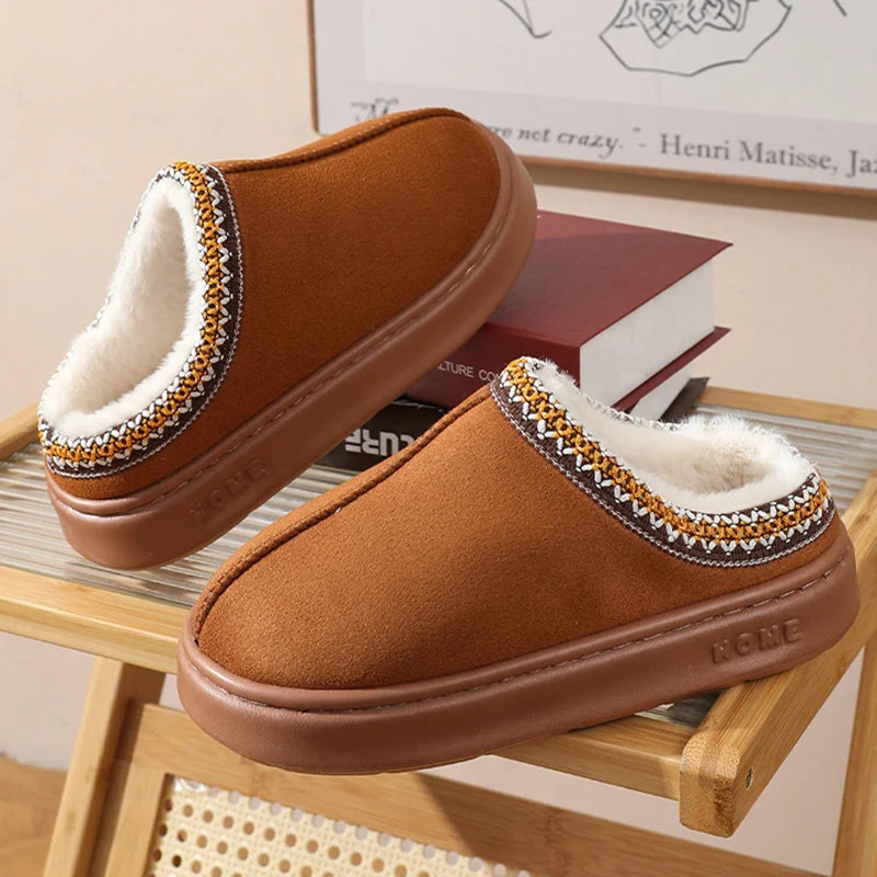 Fluffy Platform Winter Slippers ❄️✨