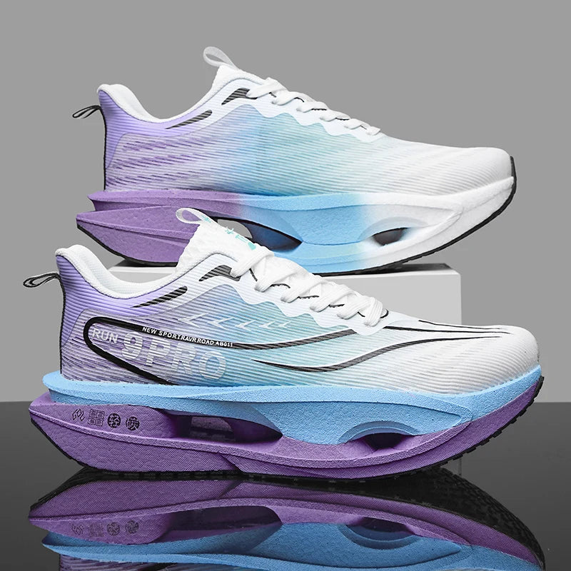 Men’s Carbon Plate Mesh Running Sneakers