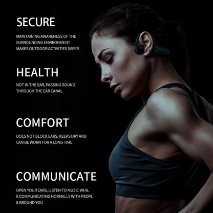 Premium Wireless Bone Conduction Earbuds – Bluetooth 5.0 Waterproof