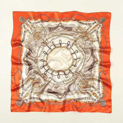 Premium 90x90 Paisley Fashion Scarf | Women Headband | GLOMEXIA