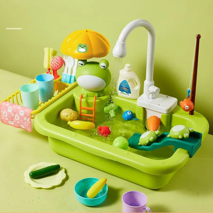 Glomexia Kids Water Sink Kitchen Set