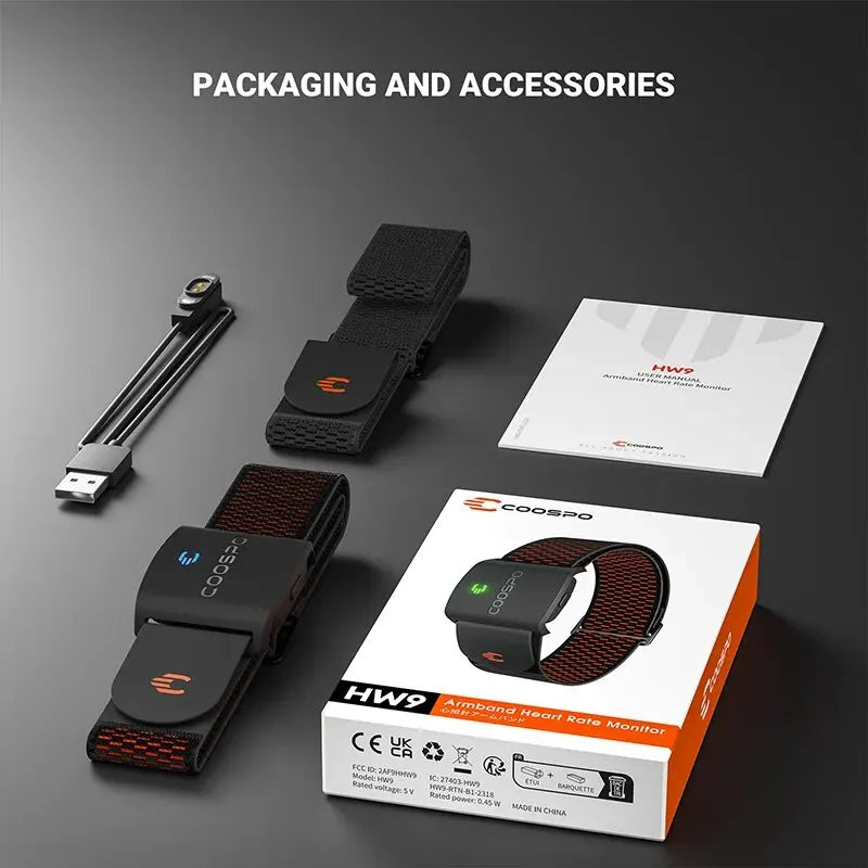 ⌚🔥 COOSPO HW9 Heart Rate Armband