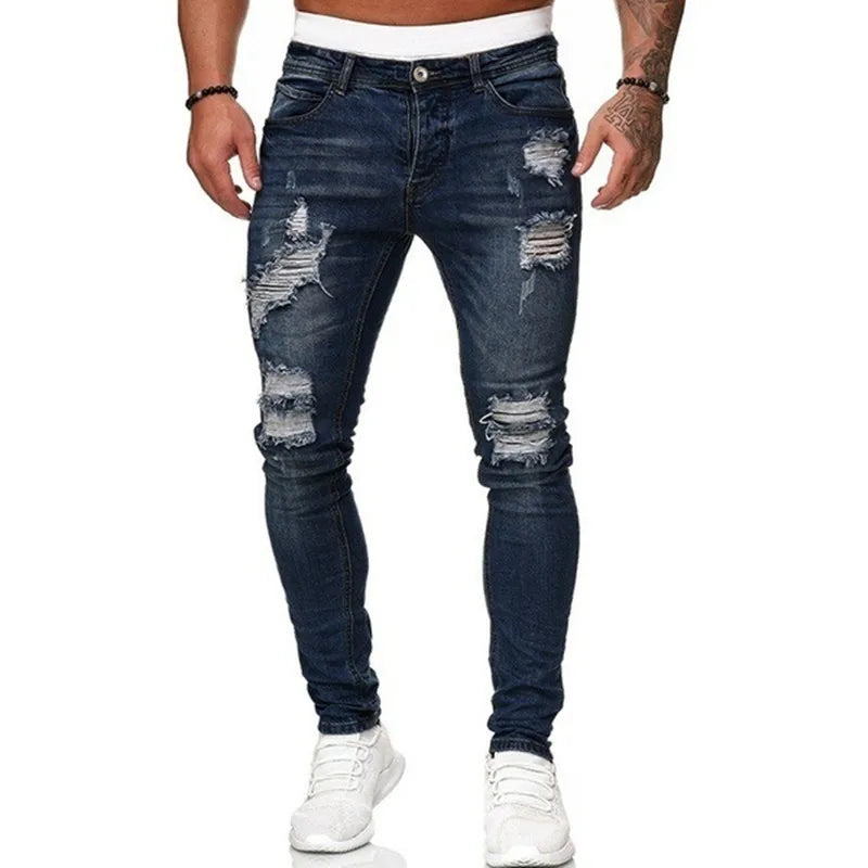 🌍 Glomexia – Men’s Stretch Slim Fit Denim Jeans 👖✨