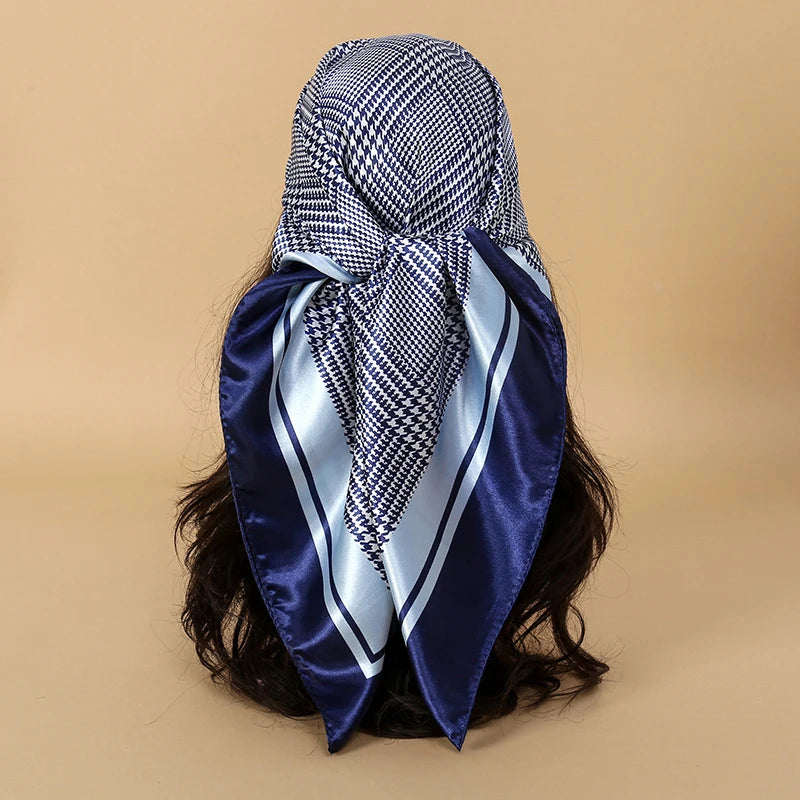 Premium 90x90 Paisley Fashion Scarf | Women Headband | GLOMEXIA