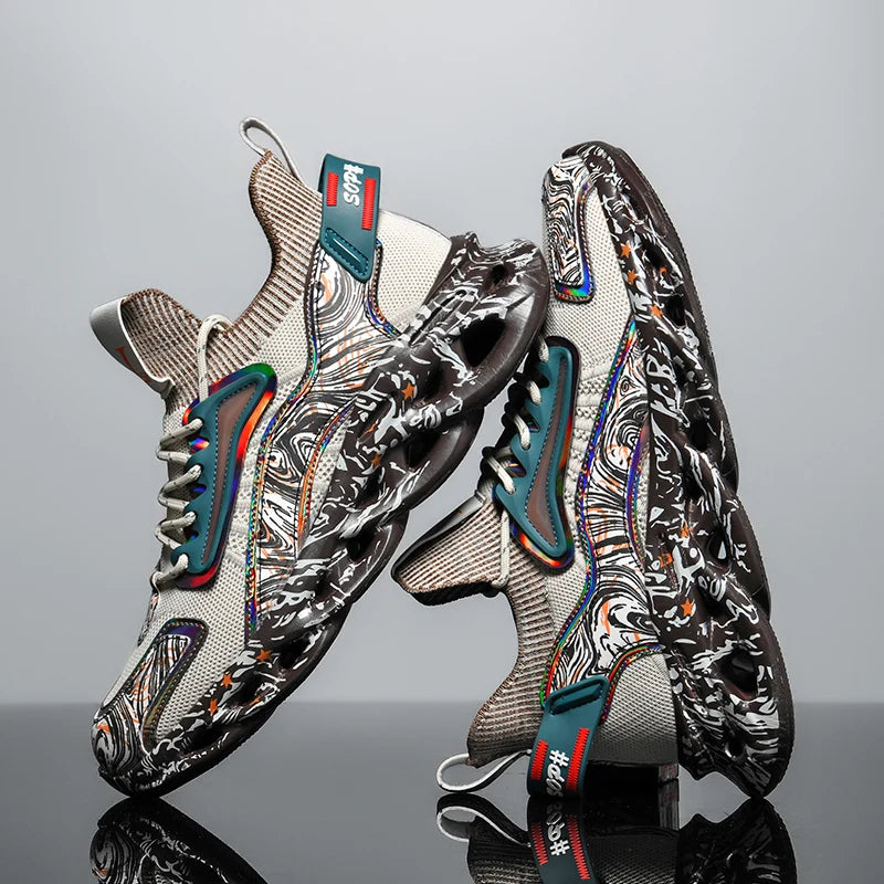 👟 Men’s Breathable Luxury Sneakers – Casual Running & Trainer Shoes