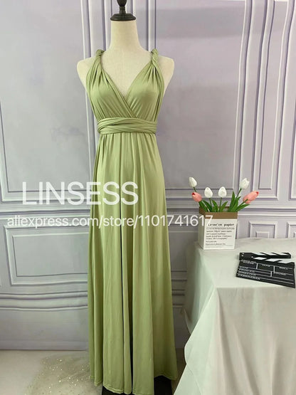 Rust Infinity Multiway Maxi Dress – Bridesmaid & Evening Gown