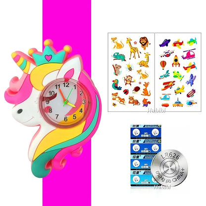 🌍 Glomexia – Kids Silicone Quartz Watch ⌚🧒