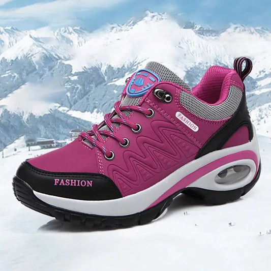 Women’s Waterproof Casual Shoes | Lightweight Anti-Slip Sneakers with Warm Comfort & Durable Sole