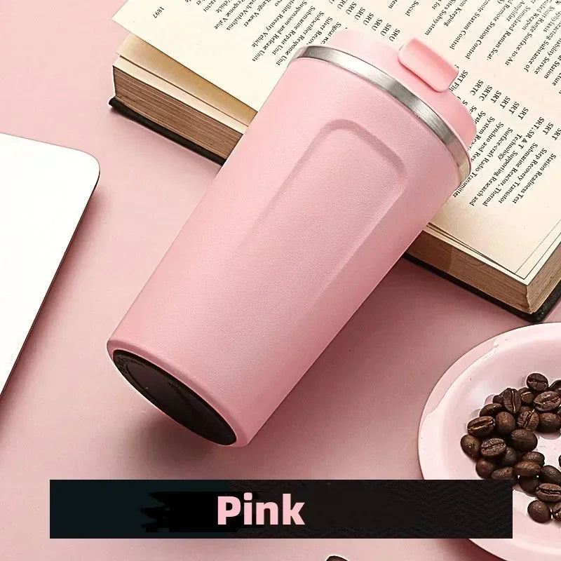 🌍 Glomexia Travel Thermal Mug – 380/510ML Stainless Steel Vacuum Cup ☕
