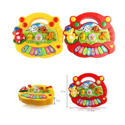 Baby Musical Animal Sound Piano – Flashing Learning Toy