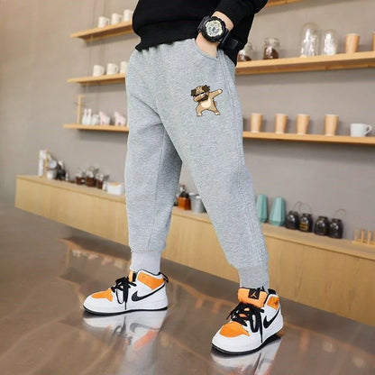 Premium Cartoon Car Cotton Sweatpants for Kids