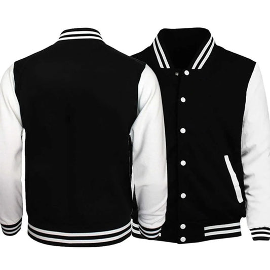 Men’s Trendy Baseball Bomber Jacket 🧢 | Loose Fit 2025