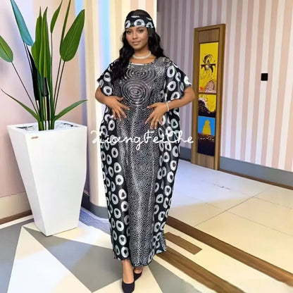 👗 Women’s African Style Floor-Length Maxi Dress 💎